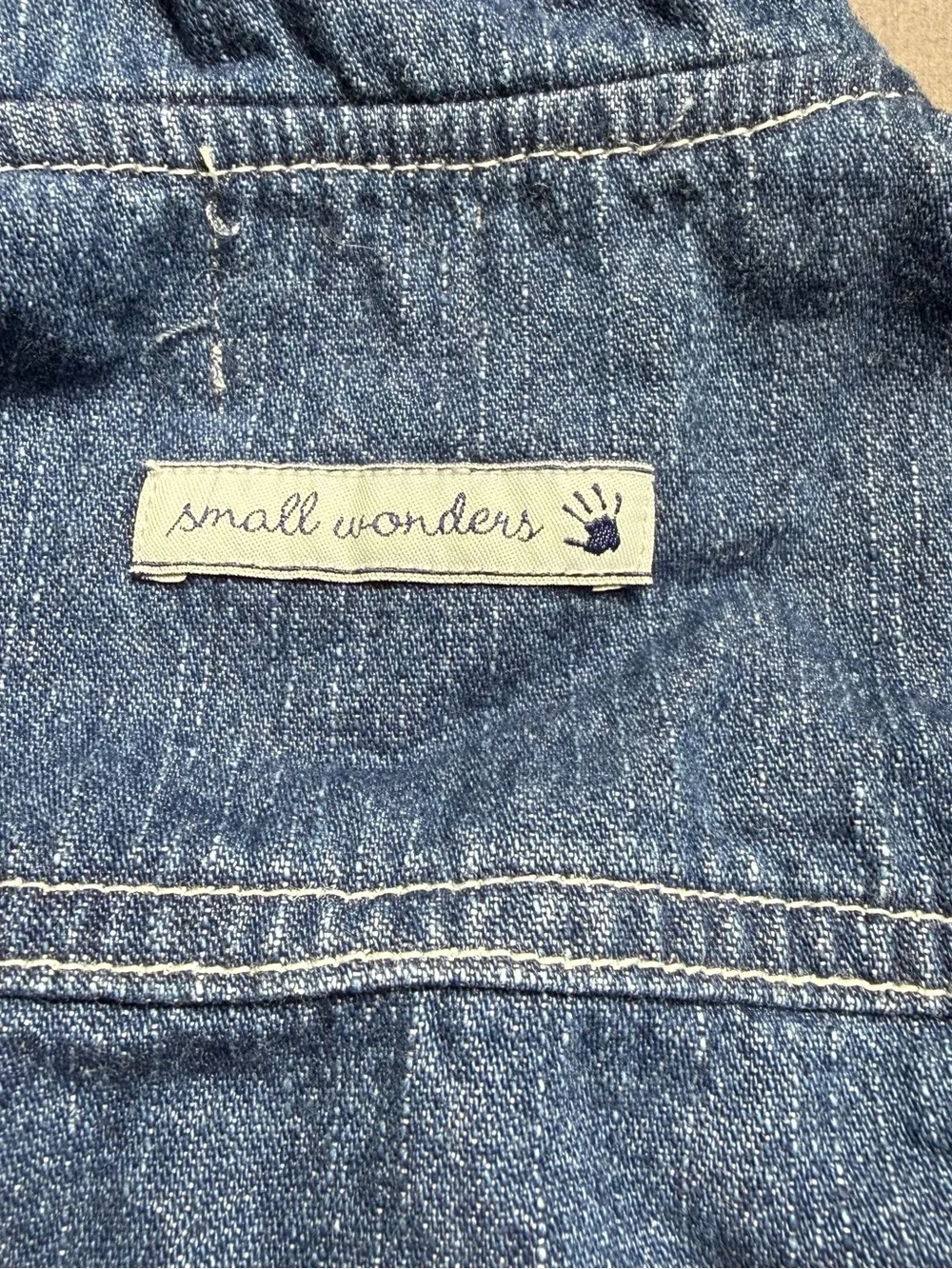 small wonders Denim Jacket with Button Front